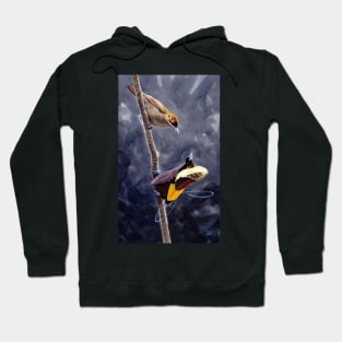 Magnificent Bird of Paradise pair Hoodie